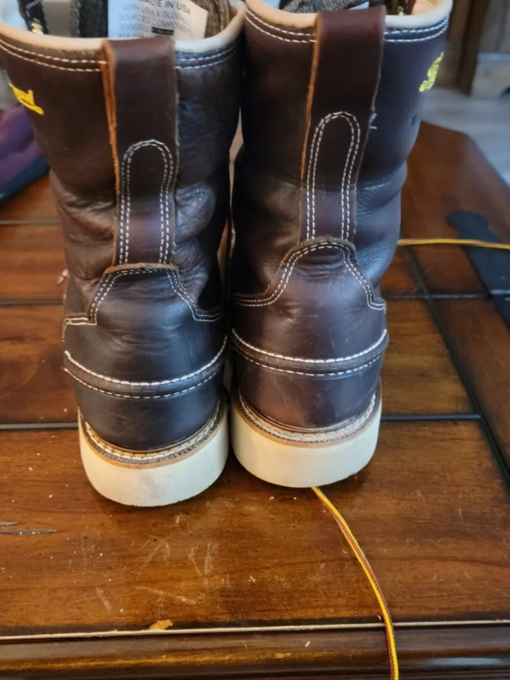 Thorogood Men's Brown Moc Toe Work Boots